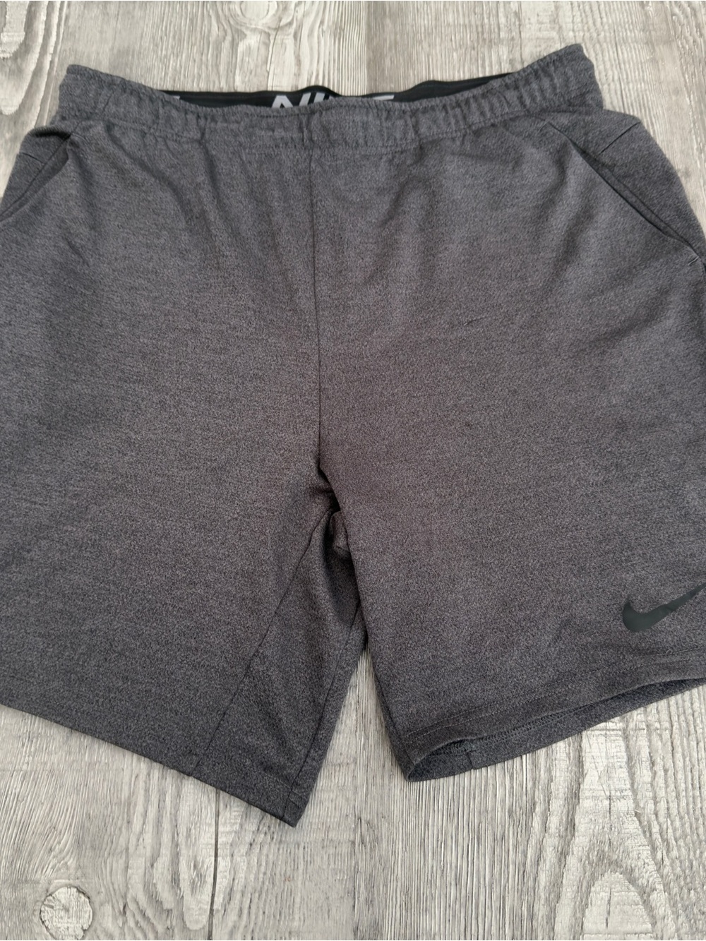 Nike Dri Fit Men's Heather Gray Athletic Shorts XL